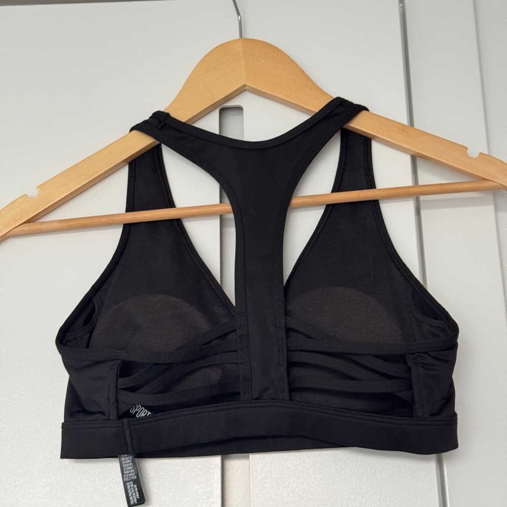 Victoria’s Secret Black Strappy Sports Bra
